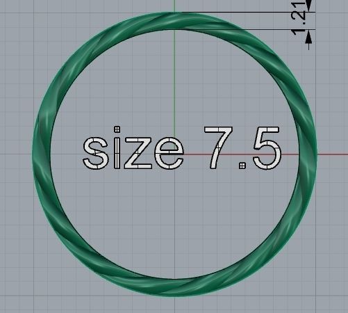 14 size  Miami Cuban Curb Link    Collection of Cuban  3D print model_11