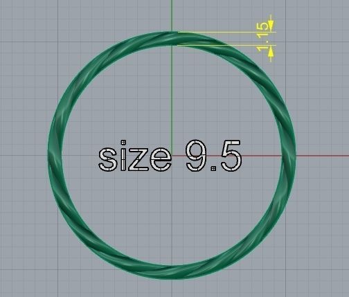 14 size  Miami Cuban Curb Link    Collection of Cuban  3D print model_8