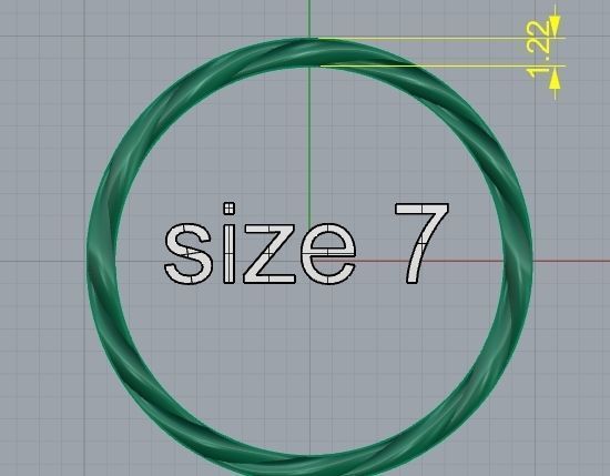 14 size  Miami Cuban Curb Link    Collection of Cuban  3D print model_7