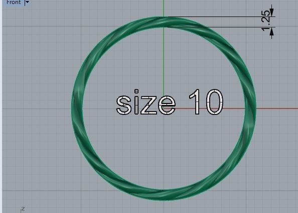 14 size  Miami Cuban Curb Link    Collection of Cuban  3D print model_15