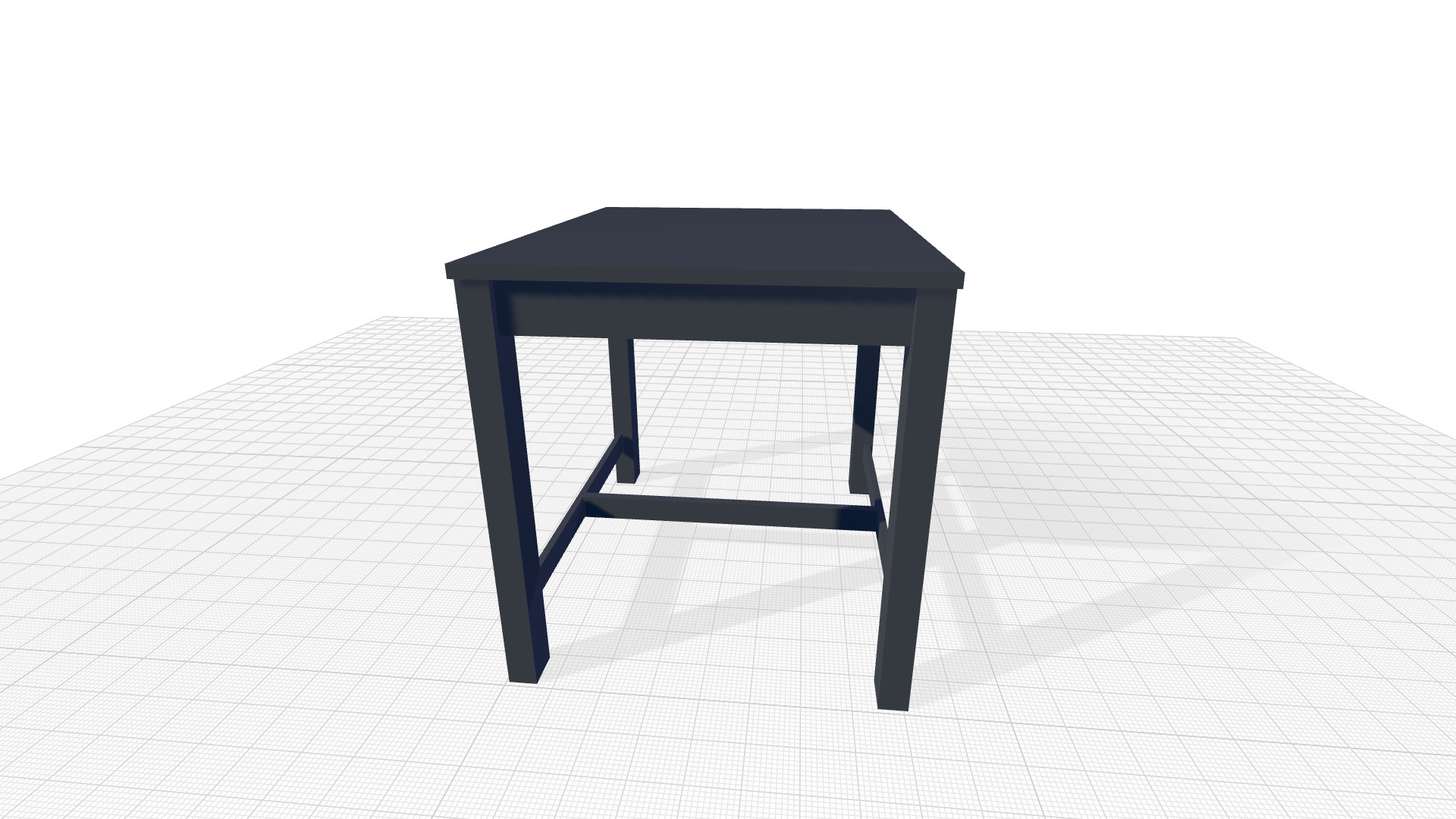 Vanguard End Side NightstandTable 3D model_2
