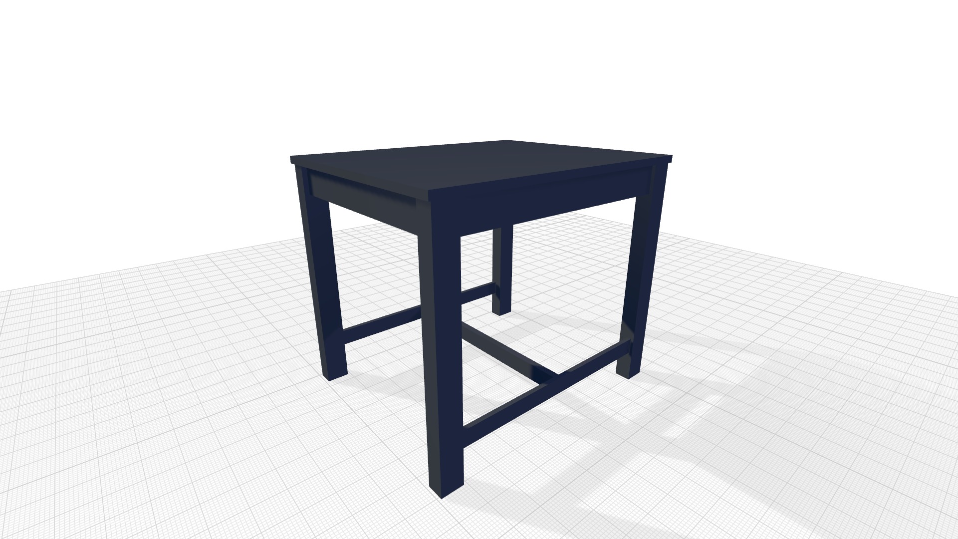 Vanguard End Side NightstandTable 3D model_4