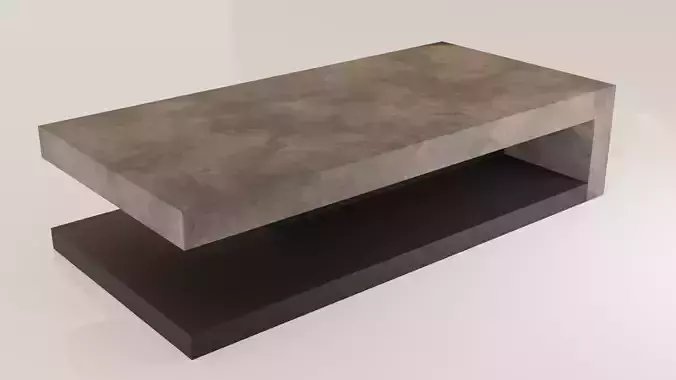 Designer Coffee Table 3 Low-poly 3D model