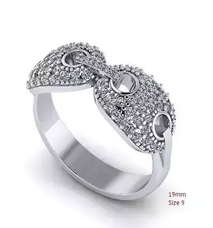Mens ings  Missfox size 9     1 3D print model