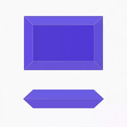 Bevel Gemstone - 3D Printable 3D model