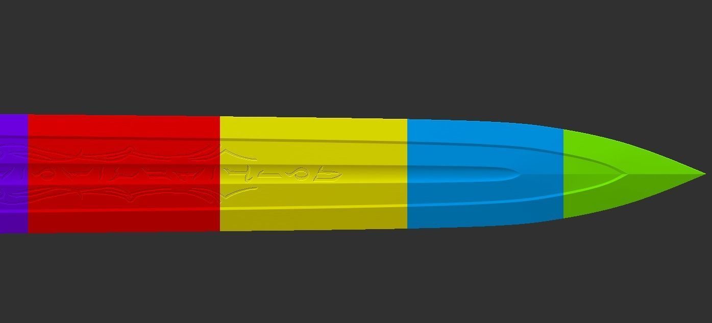 The Sword of King Llane from Warcraft movie 3D print model_19