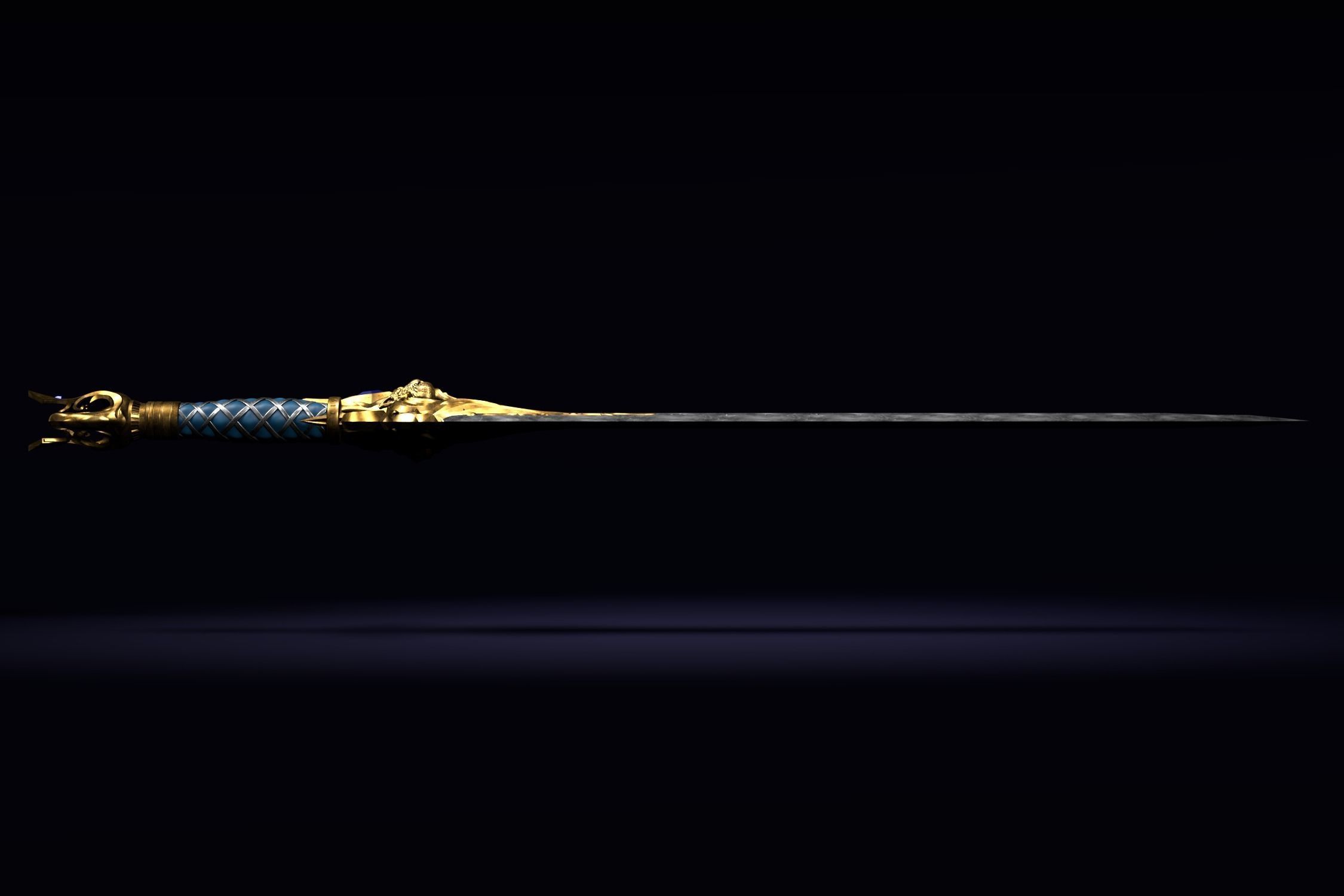 The Sword of King Llane from Warcraft movie 3D print model_24