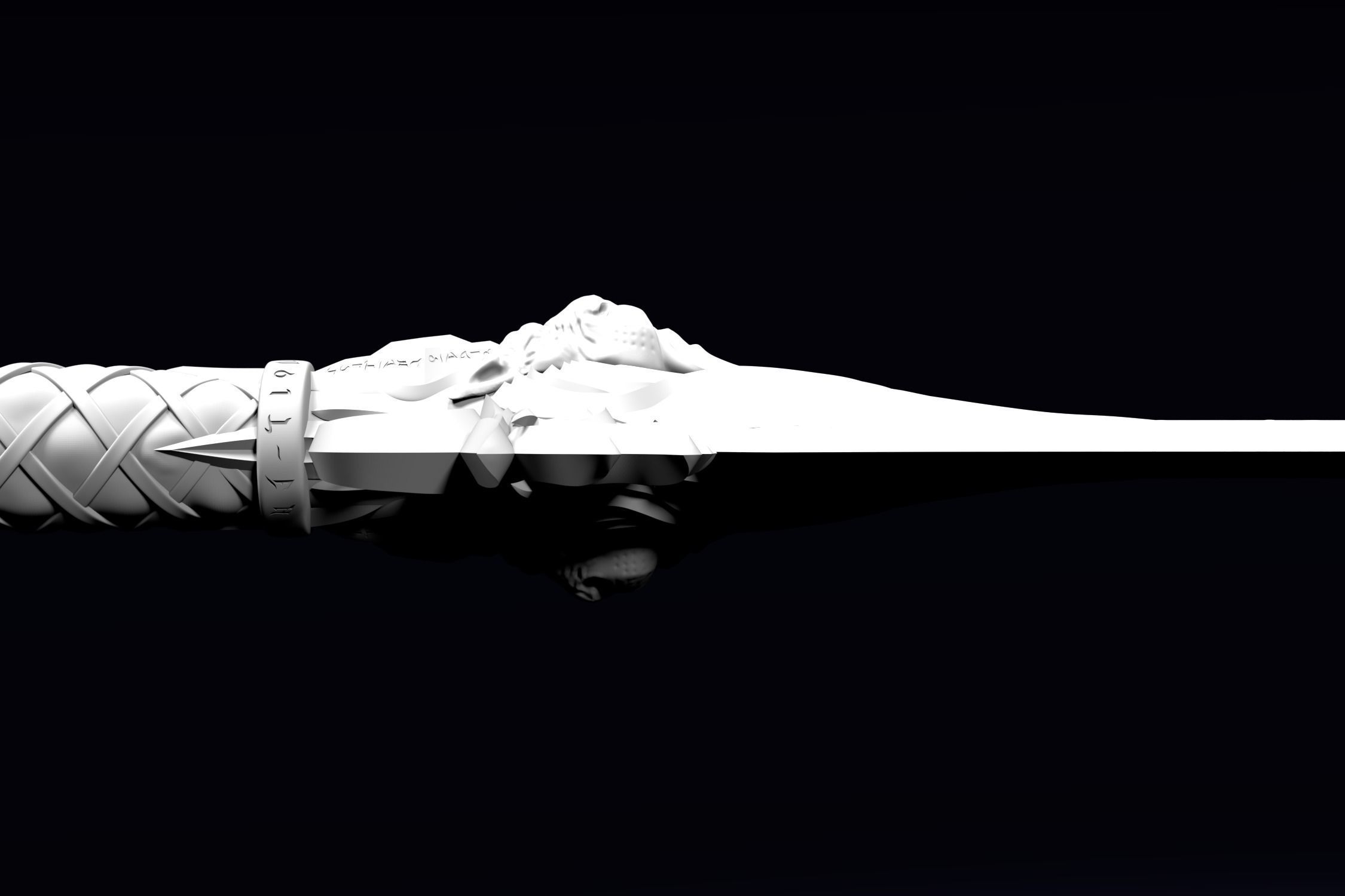 The Sword of King Llane from Warcraft movie 3D print model_12
