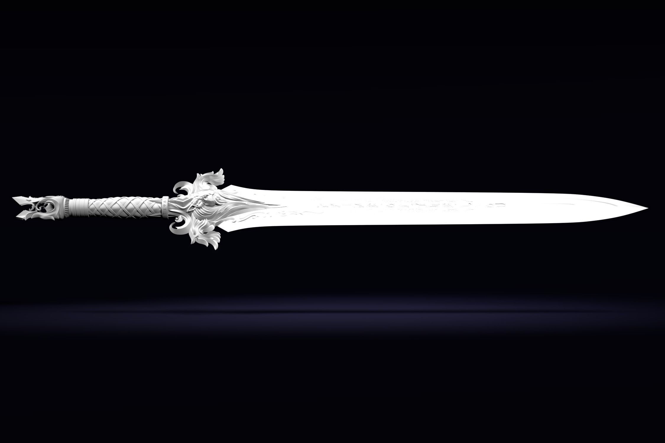 The Sword of King Llane from Warcraft movie 3D print model_23