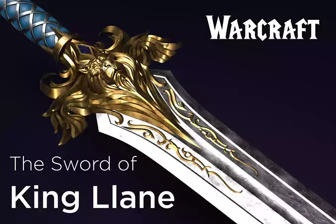 The Sword of King Llane from Warcraft movie 3D print model