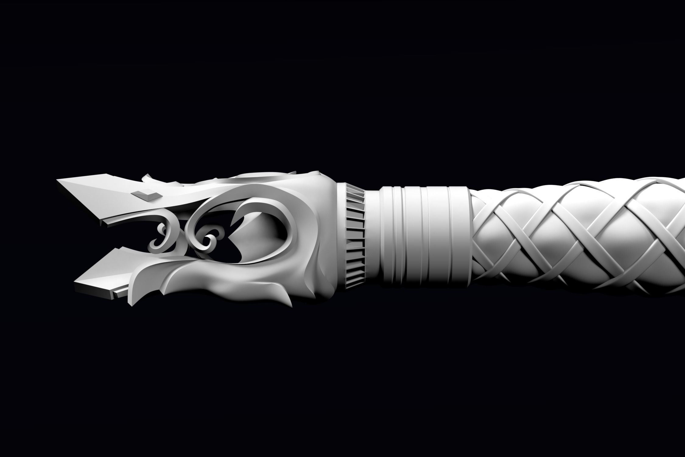 The Sword of King Llane from Warcraft movie 3D print model_3