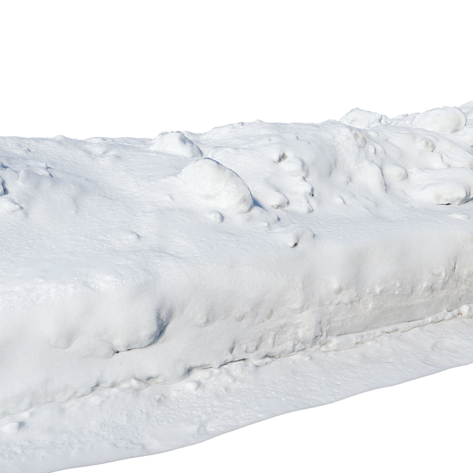 Ultra realistic a Pile v2 of snow 3D model_4