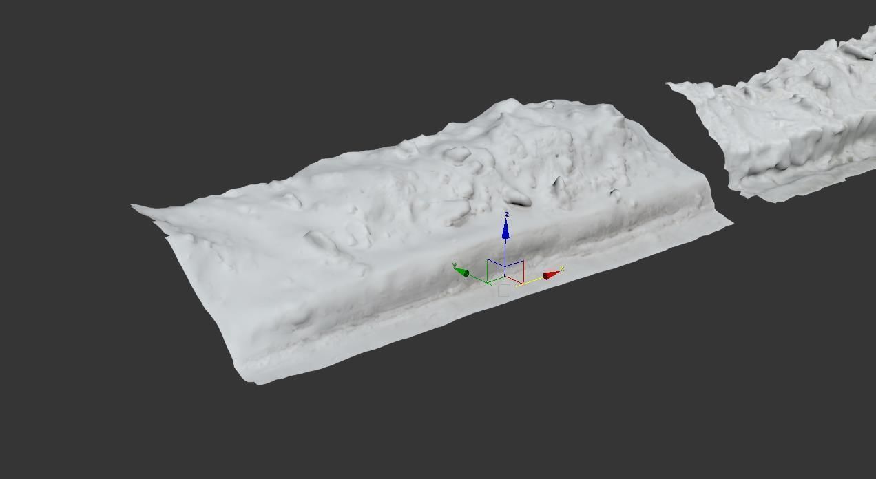 Ultra realistic a Pile v2 of snow 3D model_11