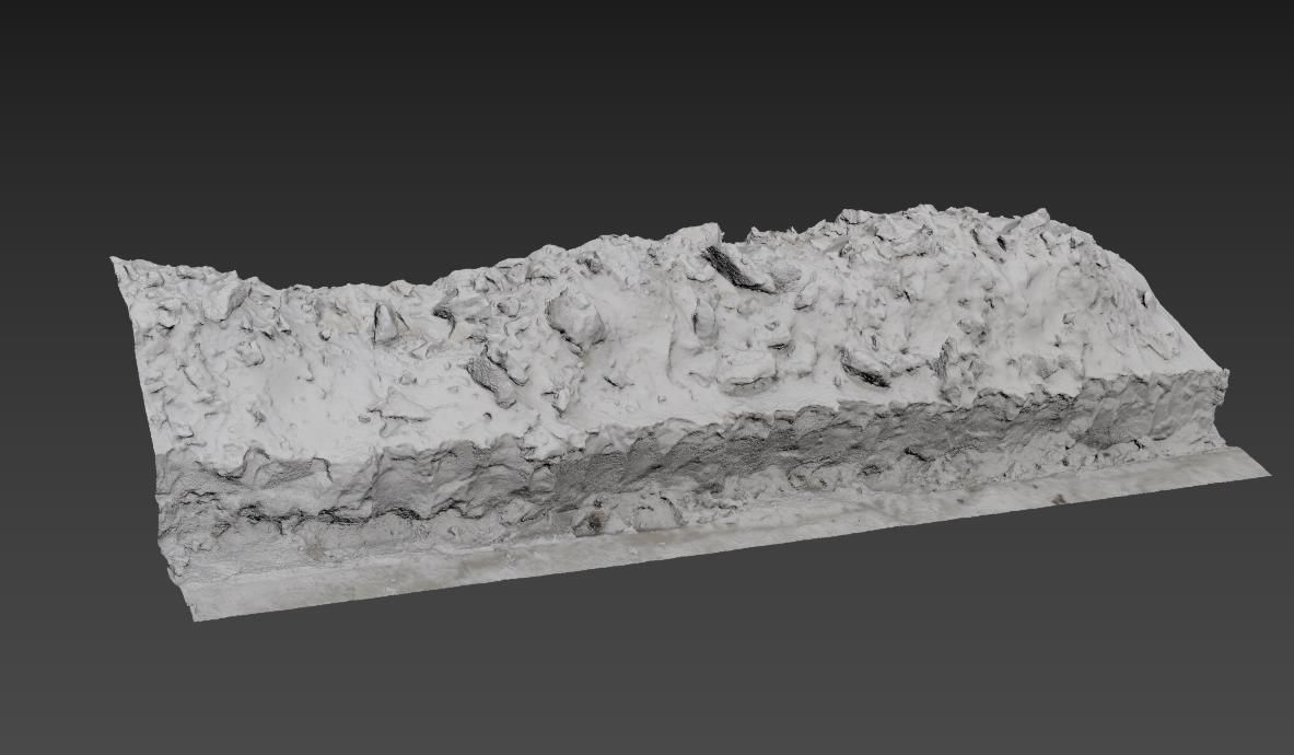 Ultra realistic a Pile v2 of snow 3D model_19
