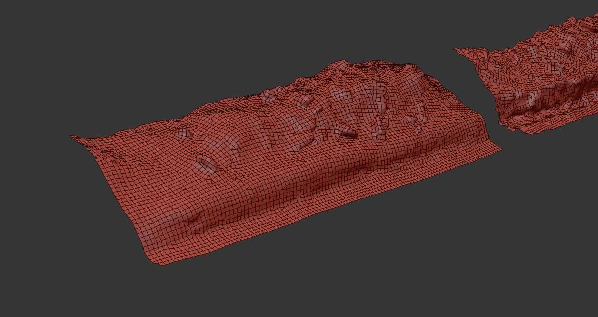 Ultra realistic a Pile v2 of snow 3D model_14