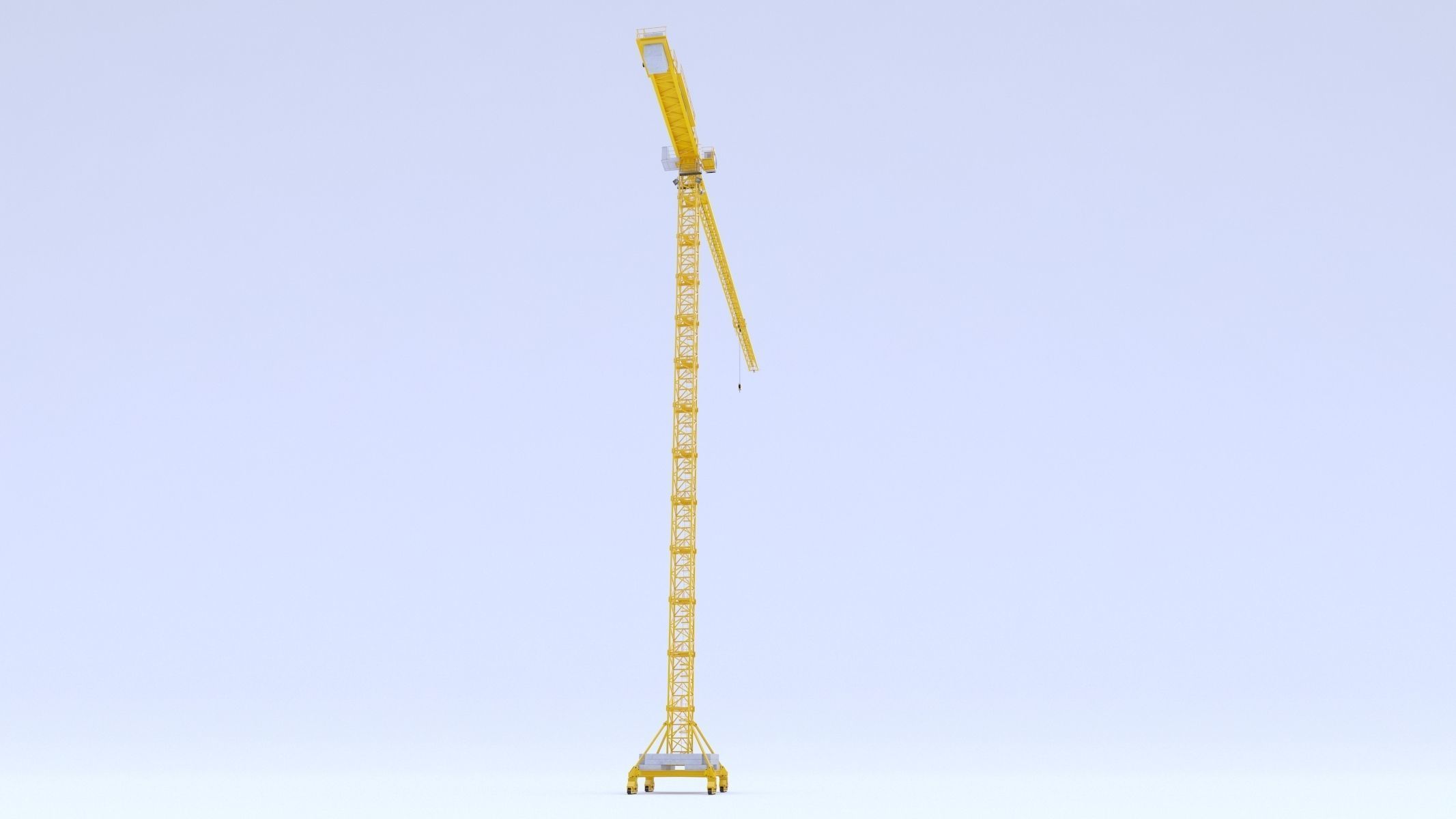 Tower Crane Liebherr 250 EC-B 12 Litronic 3D model_16