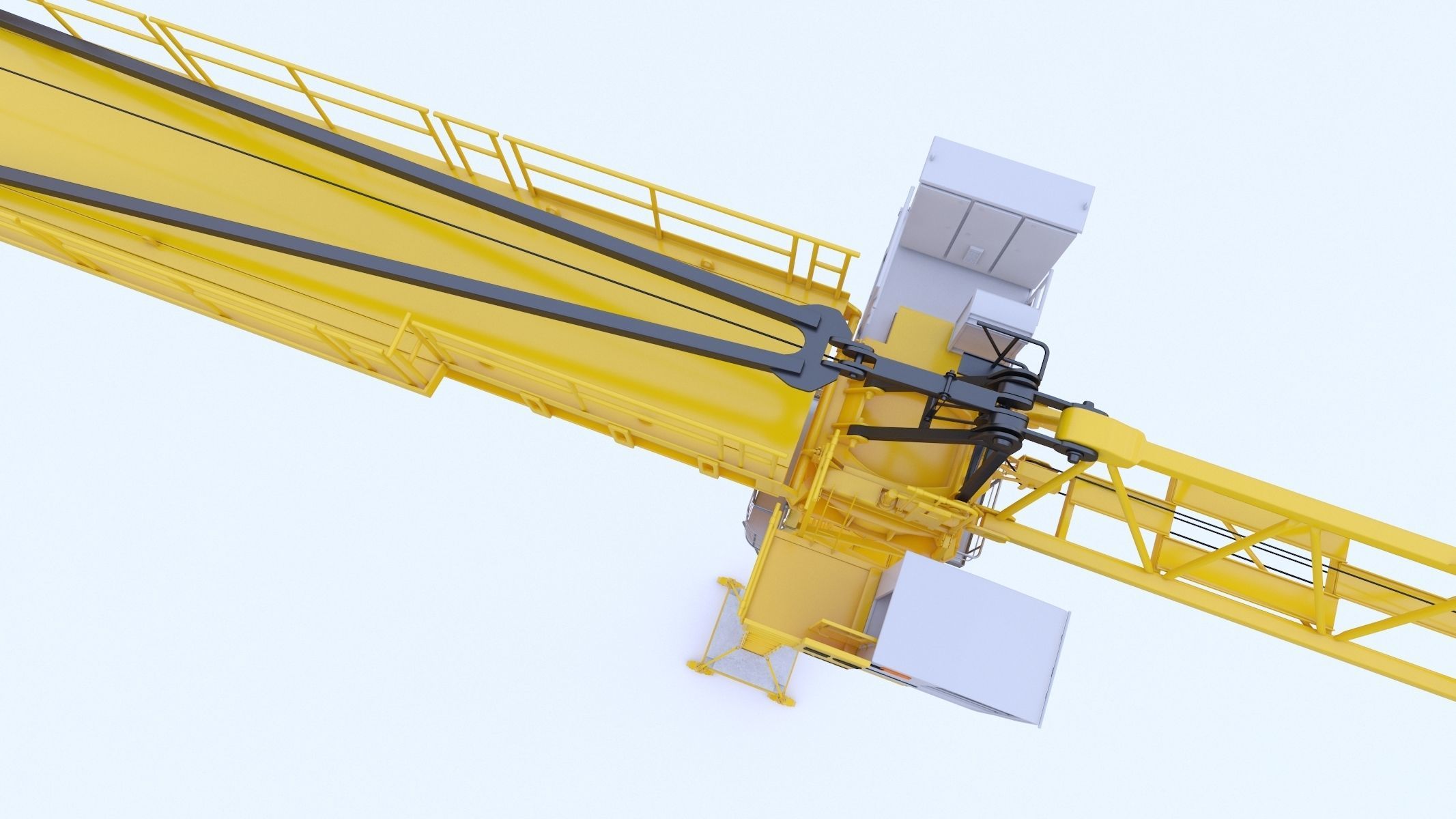 Tower Crane Liebherr 250 EC-B 12 Litronic 3D model_23