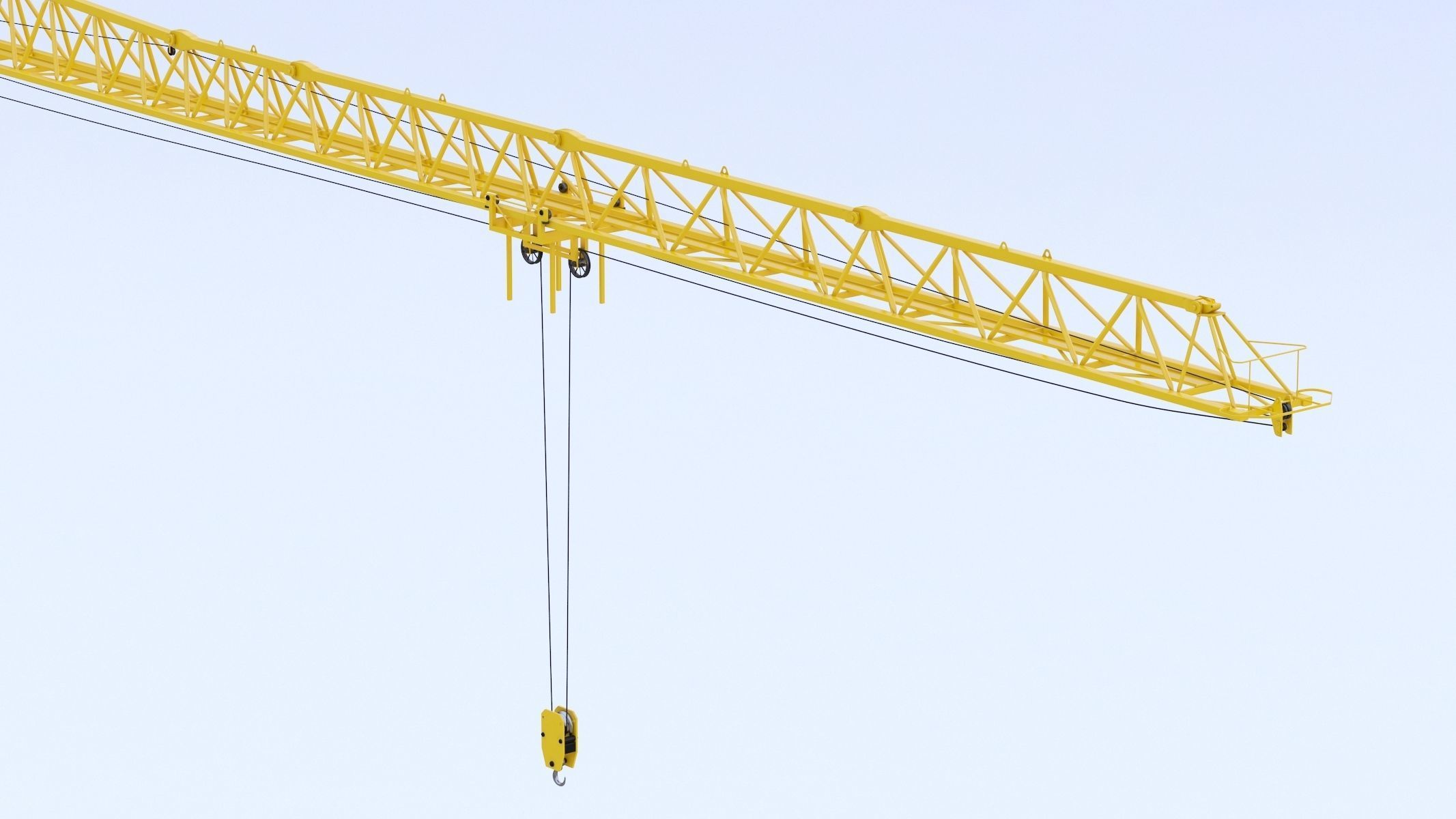 Tower Crane Liebherr 250 EC-B 12 Litronic 3D model_12