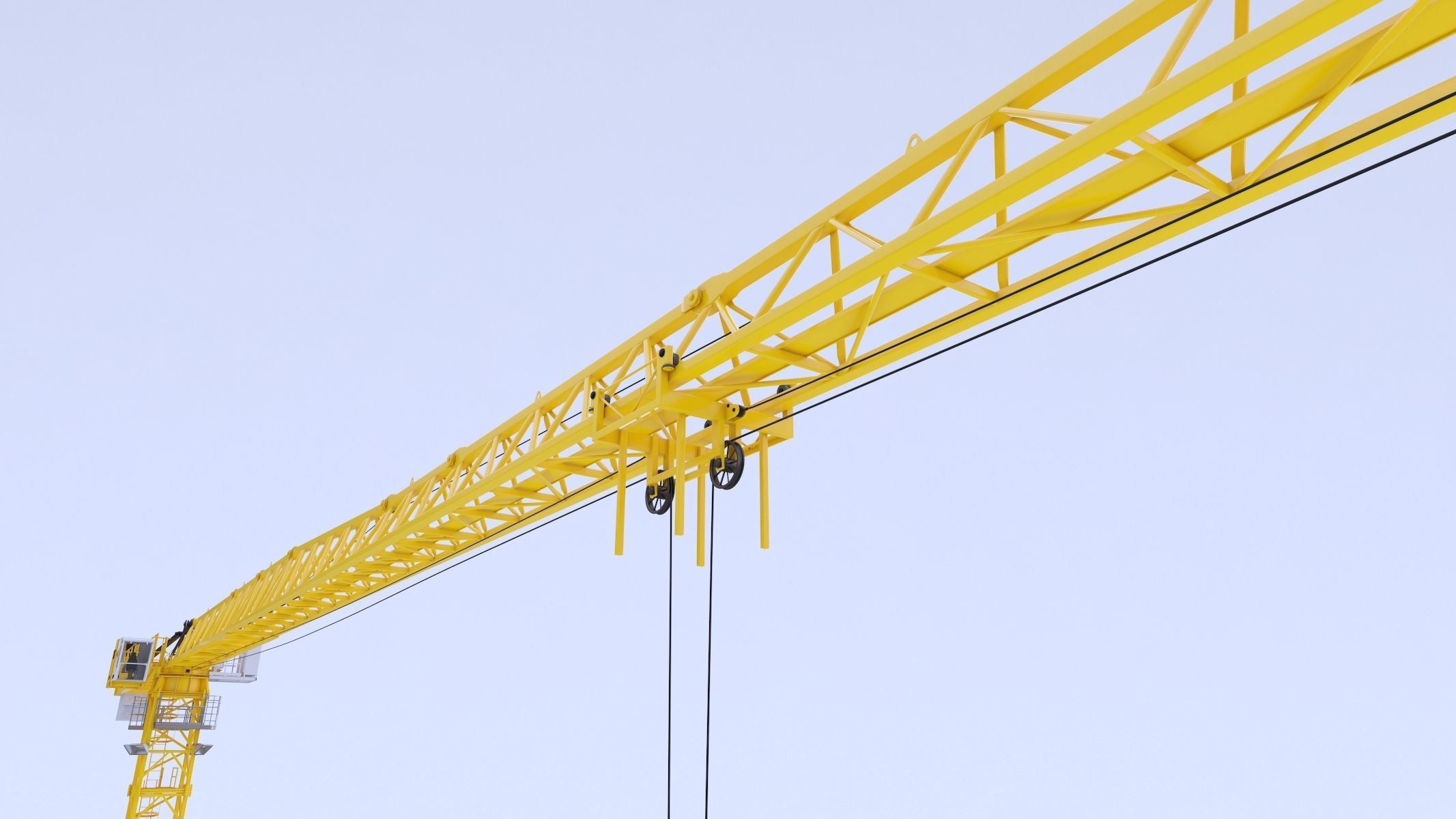 Tower Crane Liebherr 250 EC-B 12 Litronic 3D model_20