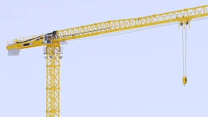 Tower Crane Liebherr 250 EC-B 12 Litronic 3D model