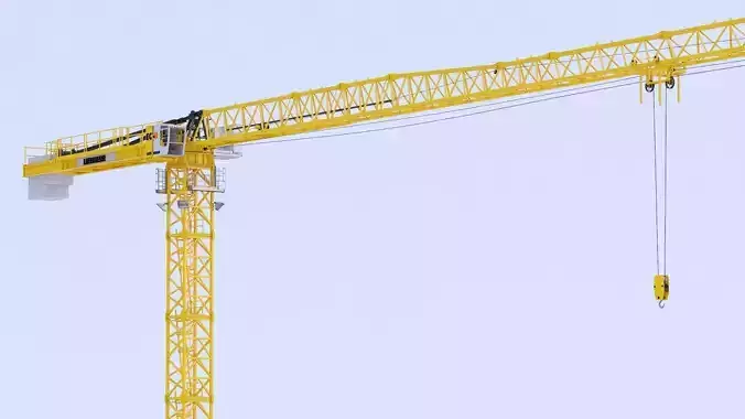 Tower Crane Liebherr 250 EC-B 12 Litronic 3D model