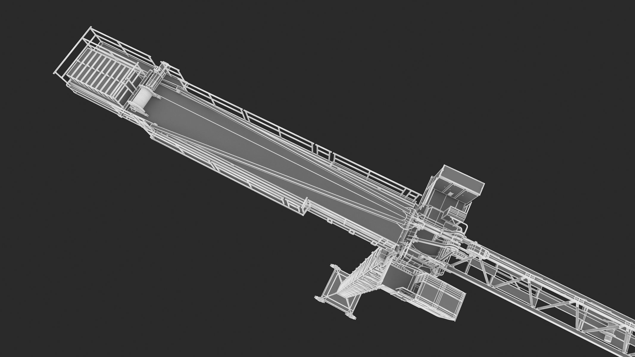 Tower Crane Liebherr 250 EC-B 12 Litronic 3D model_48