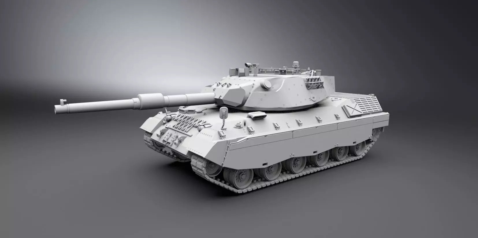 Leopard 1 A5 Scale model 3D print model_0