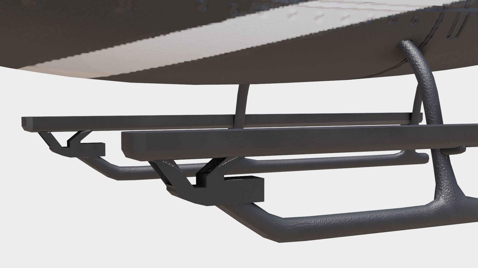 airbus helicopter as350 Low-poly 3D model_17