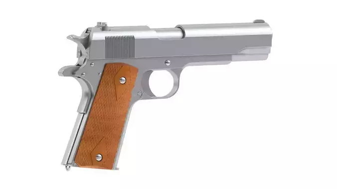 Dan Wesson M1911 ACP pistol 3D model