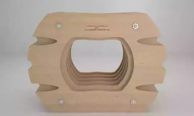 Parametric ply wood stool