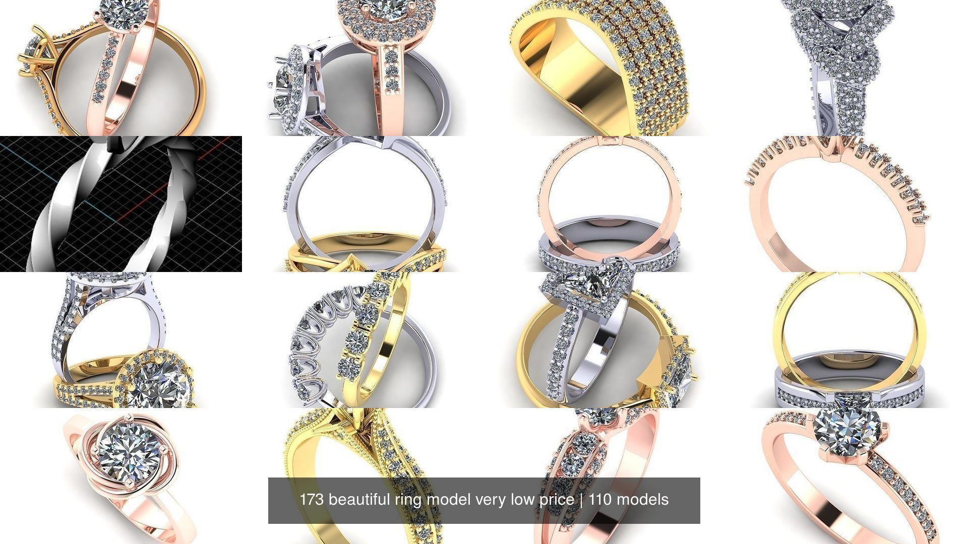 173 beautiful ring model very low price 3D Model Collection_440