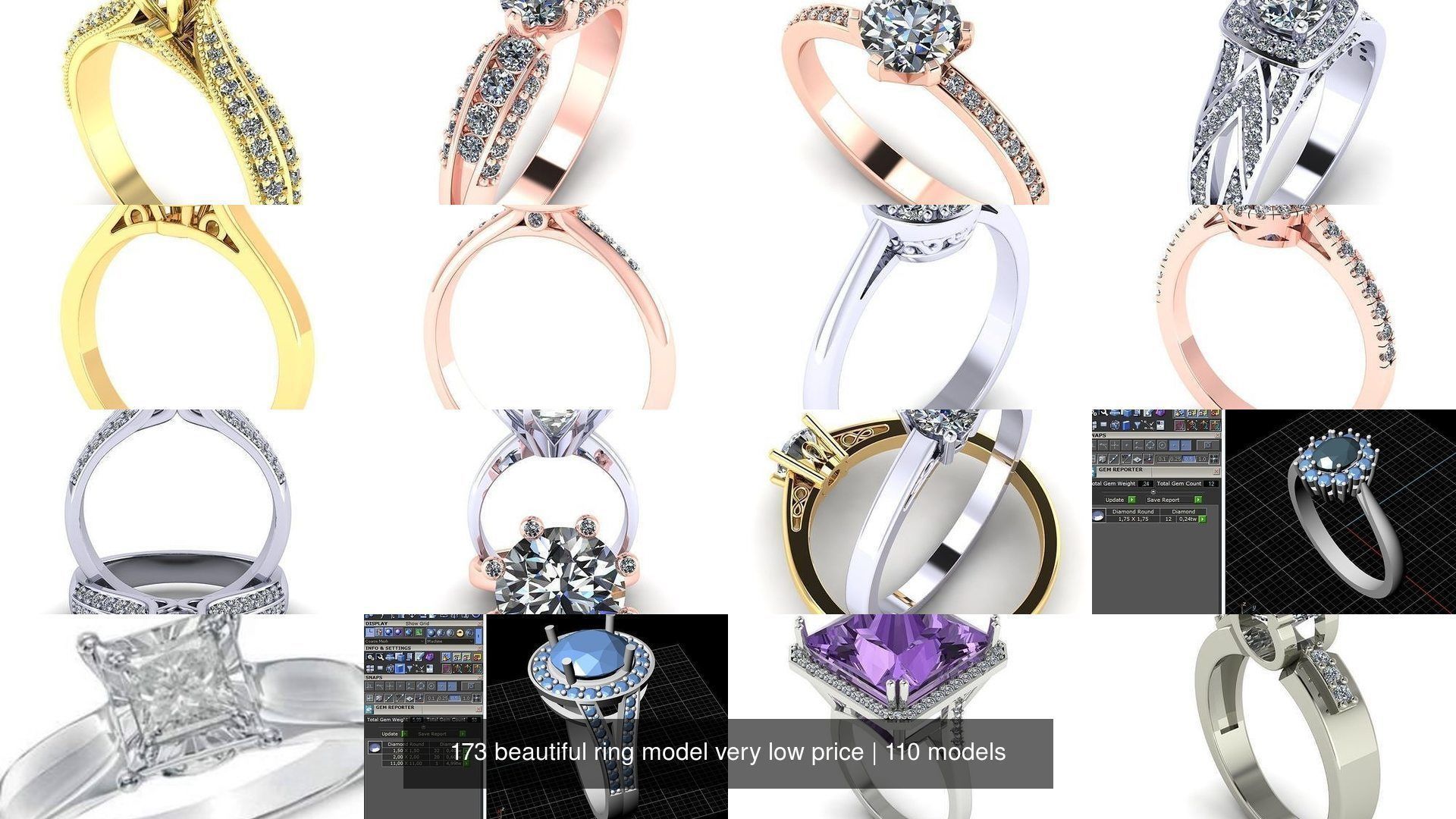 173 beautiful ring model very low price 3D Model Collection_478