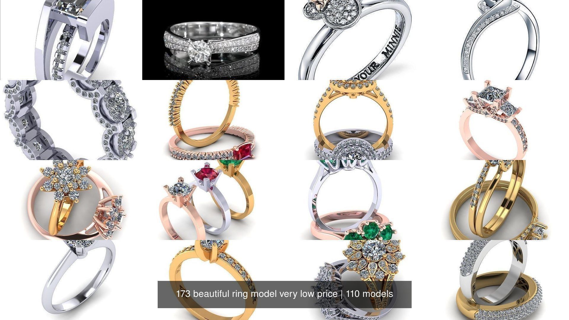 173 beautiful ring model very low price 3D Model Collection_322