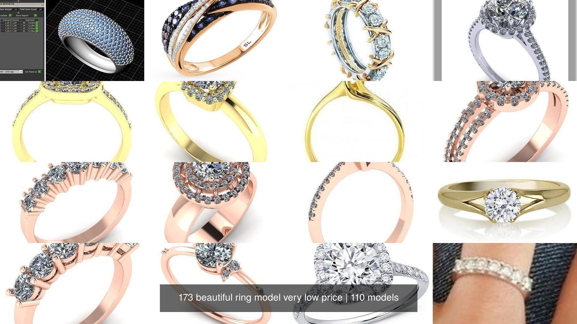 173 beautiful ring model very low price 3D Model Collection_277