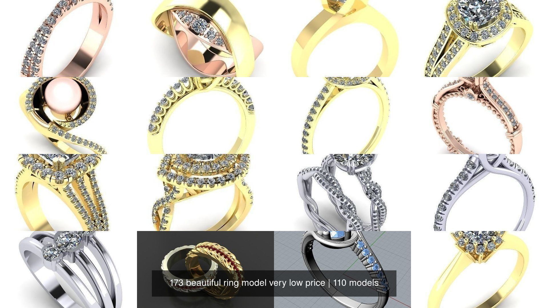 173 beautiful ring model very low price 3D Model Collection_162