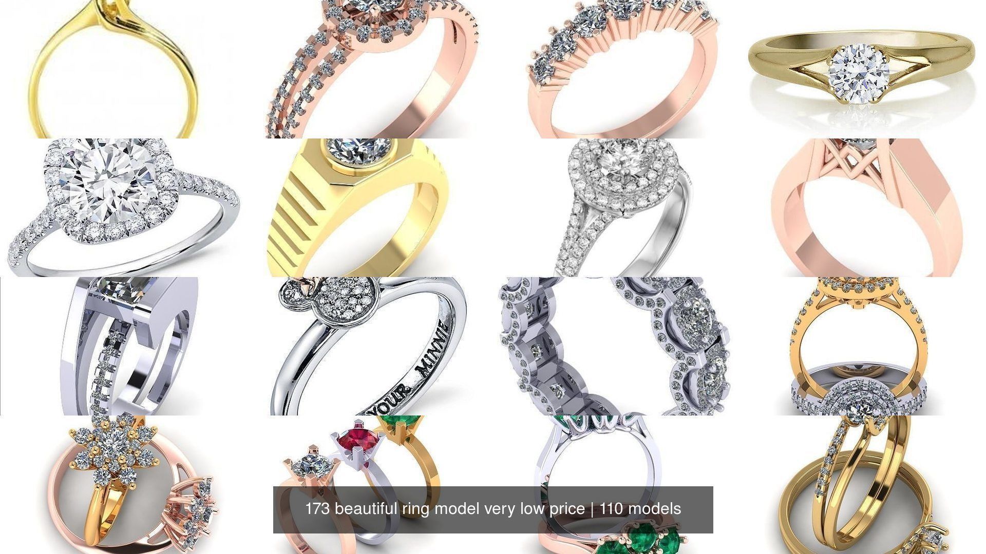 173 beautiful ring model very low price 3D Model Collection_263
