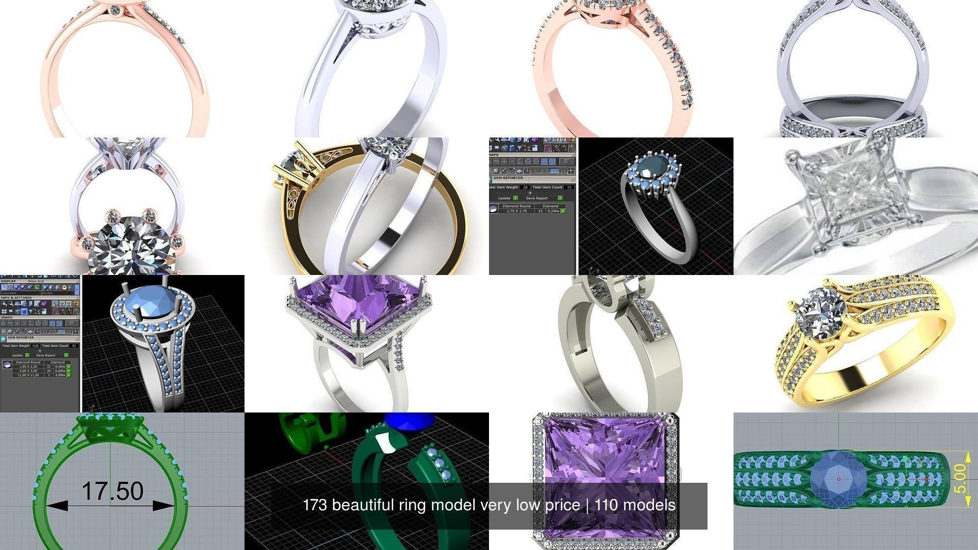 173 beautiful ring model very low price 3D Model Collection_525