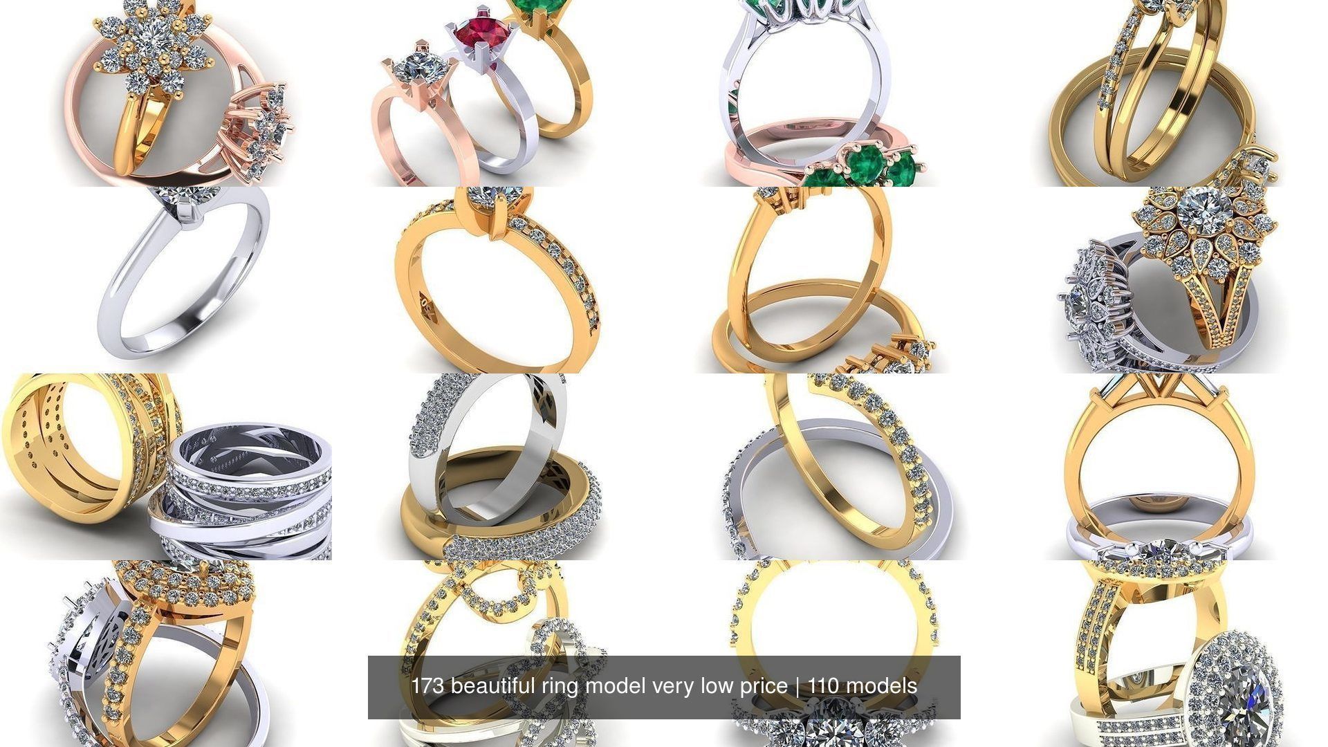 173 beautiful ring model very low price 3D Model Collection_370