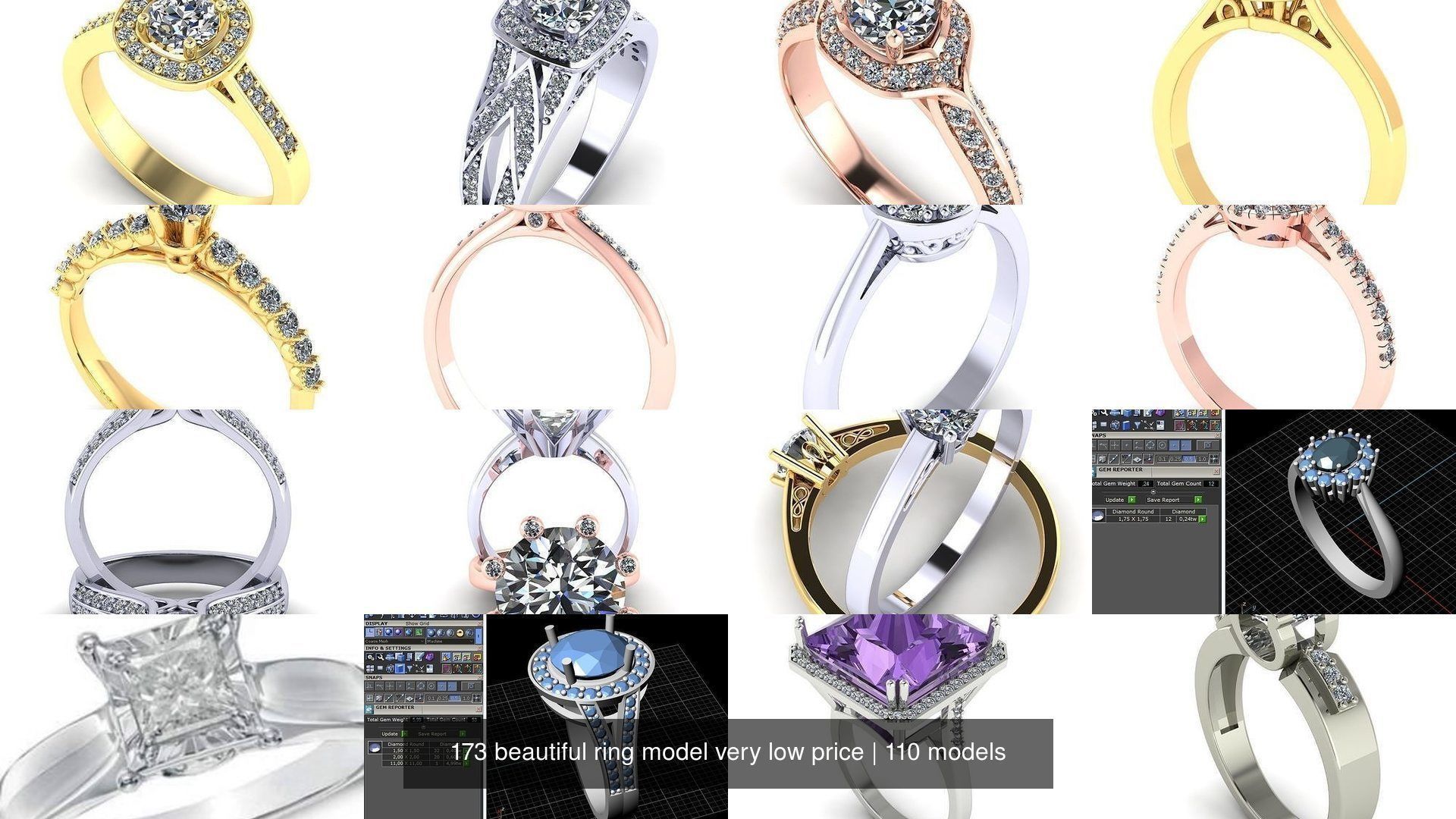 173 beautiful ring model very low price 3D Model Collection_523