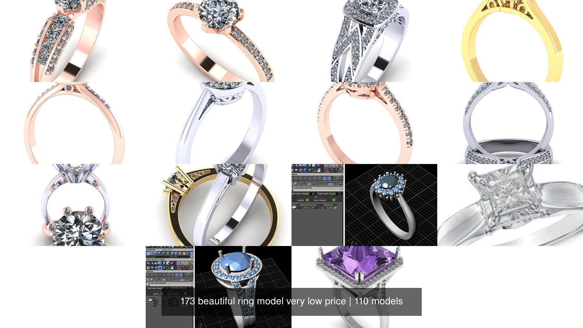 173 beautiful ring model very low price 3D Model Collection_455