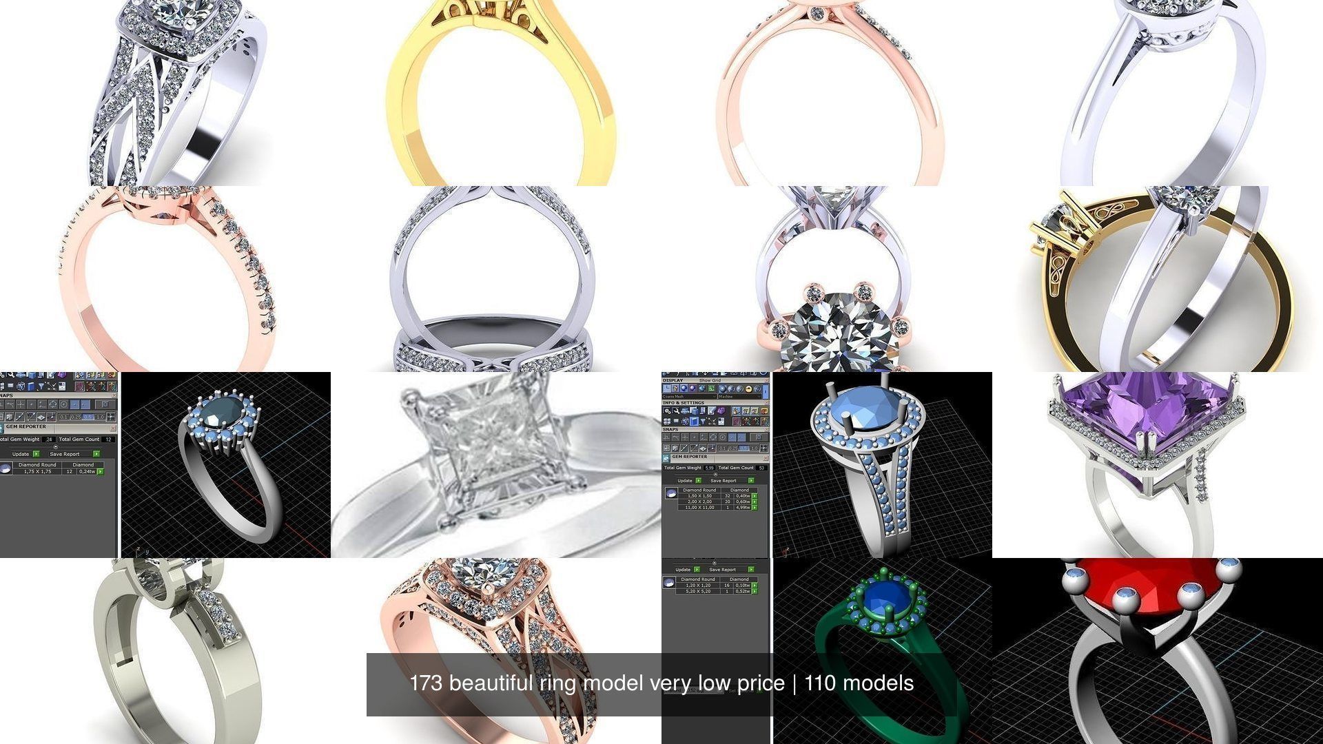 173 beautiful ring model very low price 3D Model Collection_442