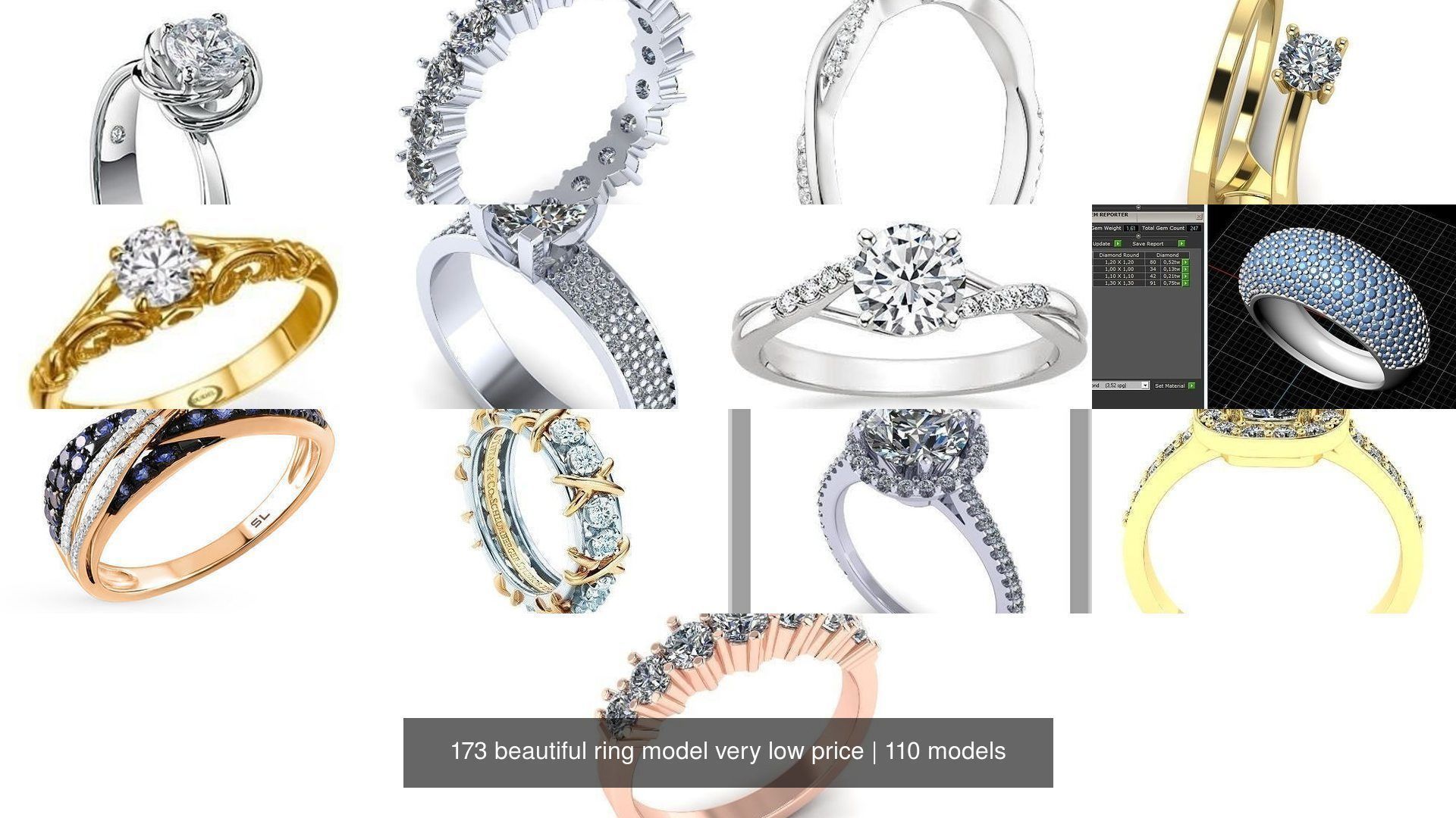 173 beautiful ring model very low price 3D Model Collection_219