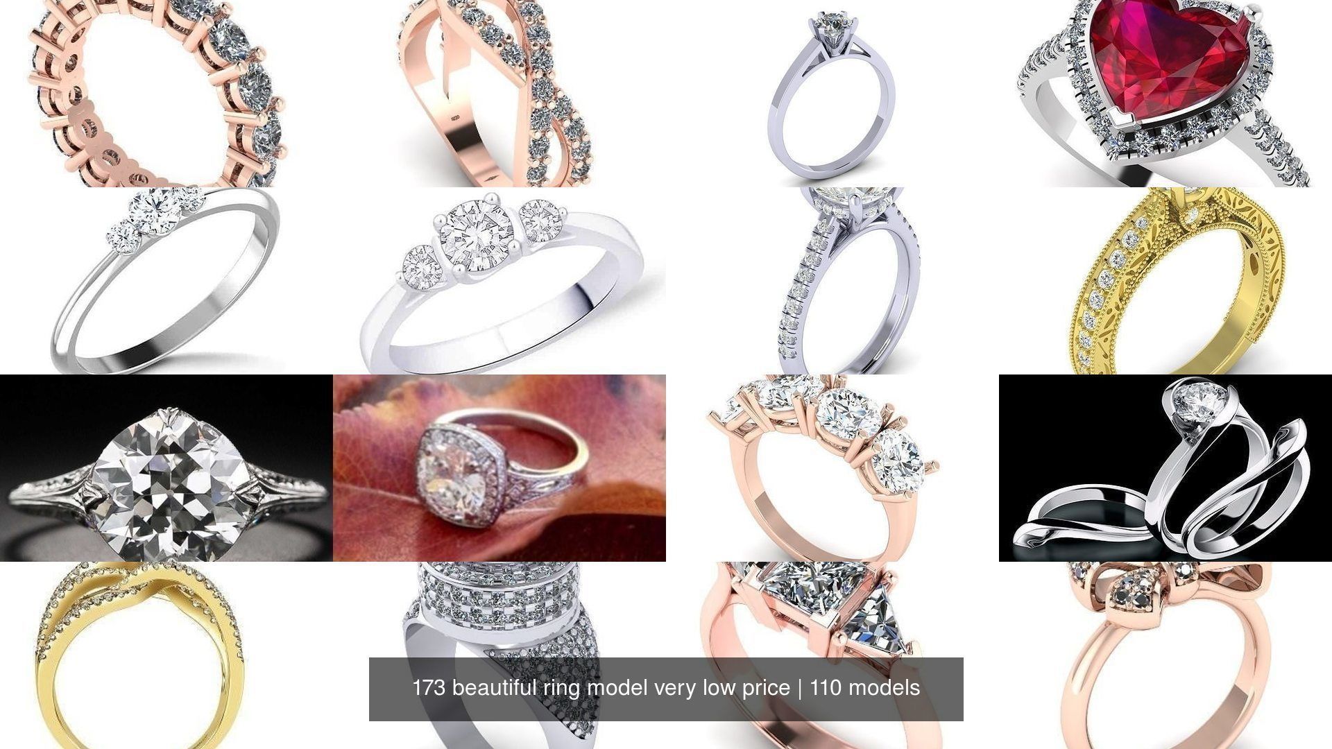 173 beautiful ring model very low price 3D Model Collection_81