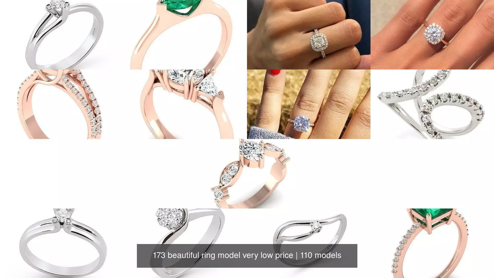 173 beautiful ring model very low price 3D Model Collection_31