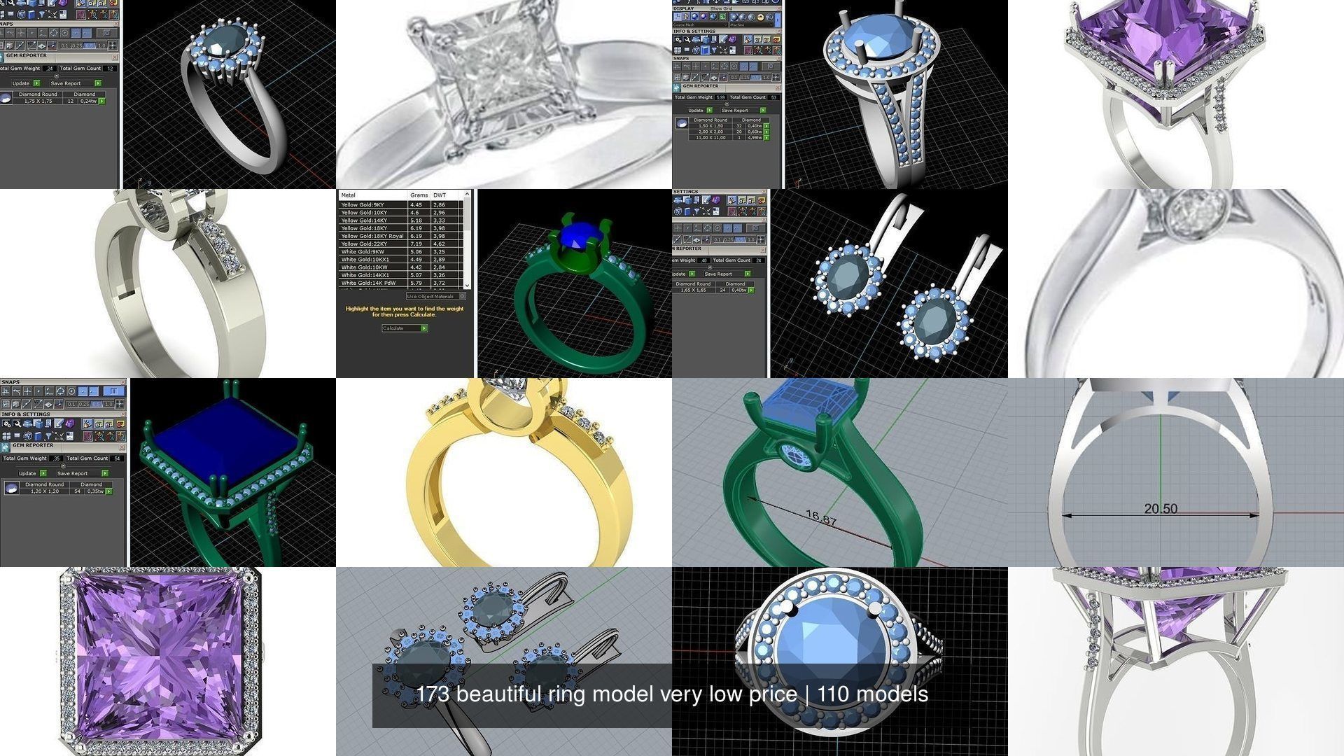 173 beautiful ring model very low price 3D Model Collection_446