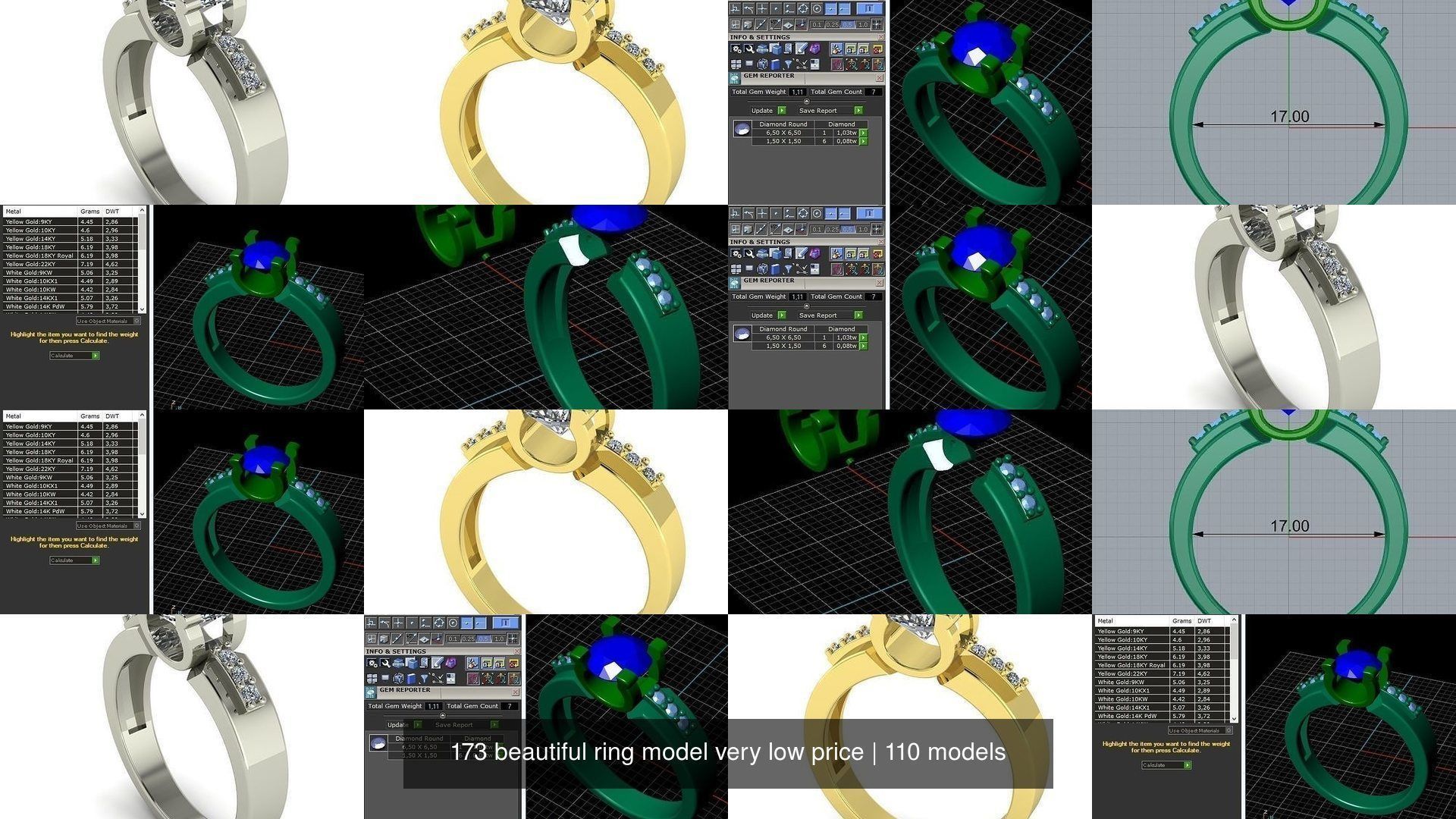 173 beautiful ring model very low price 3D Model Collection_542