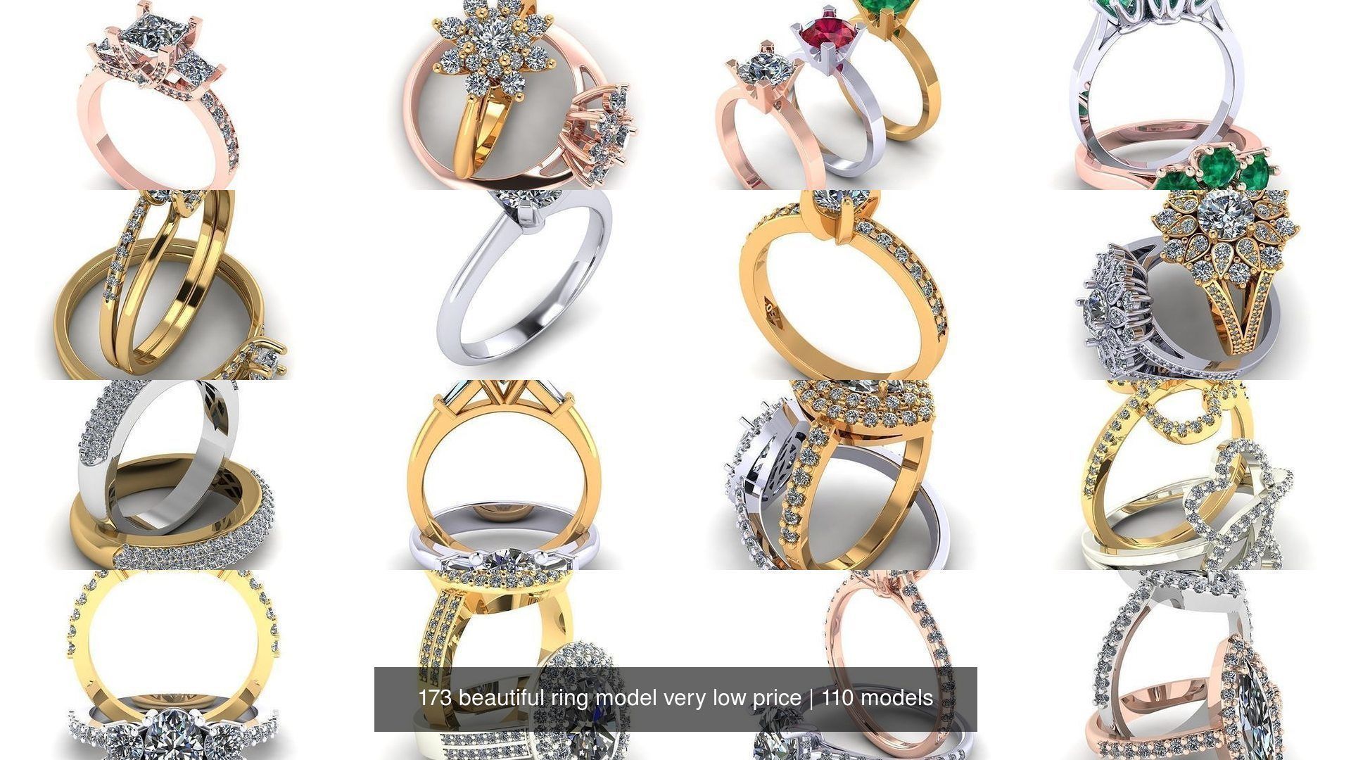 173 beautiful ring model very low price 3D Model Collection_324
