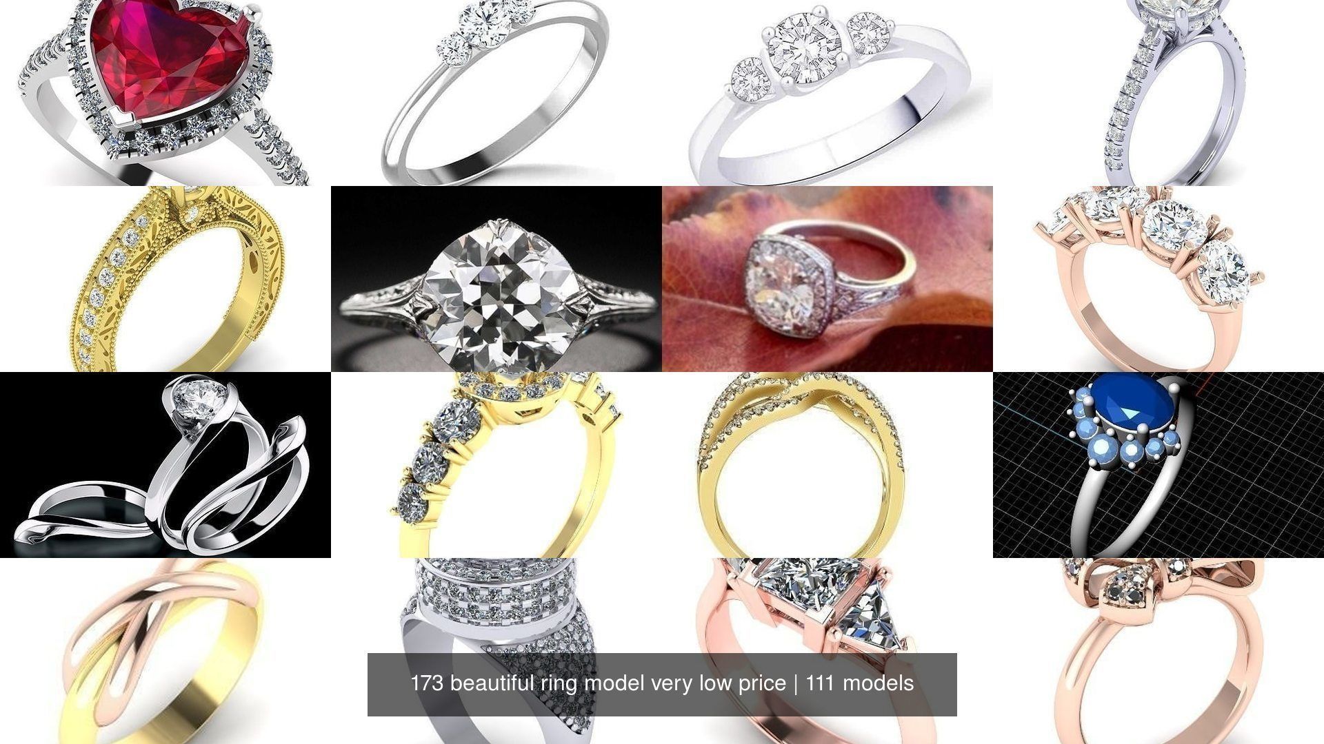 173 beautiful ring model very low price 3D Model Collection_89