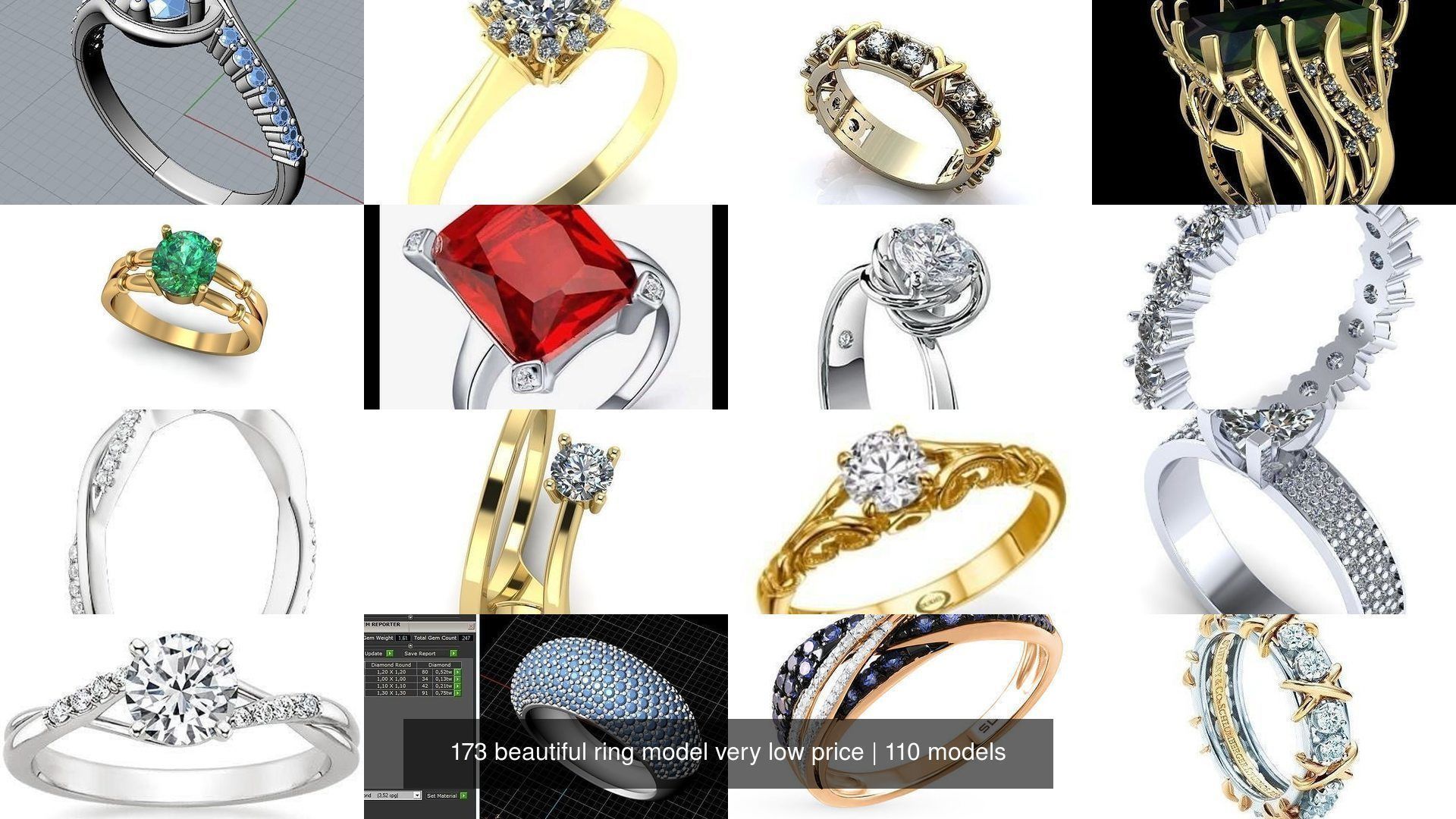 173 beautiful ring model very low price 3D Model Collection_224