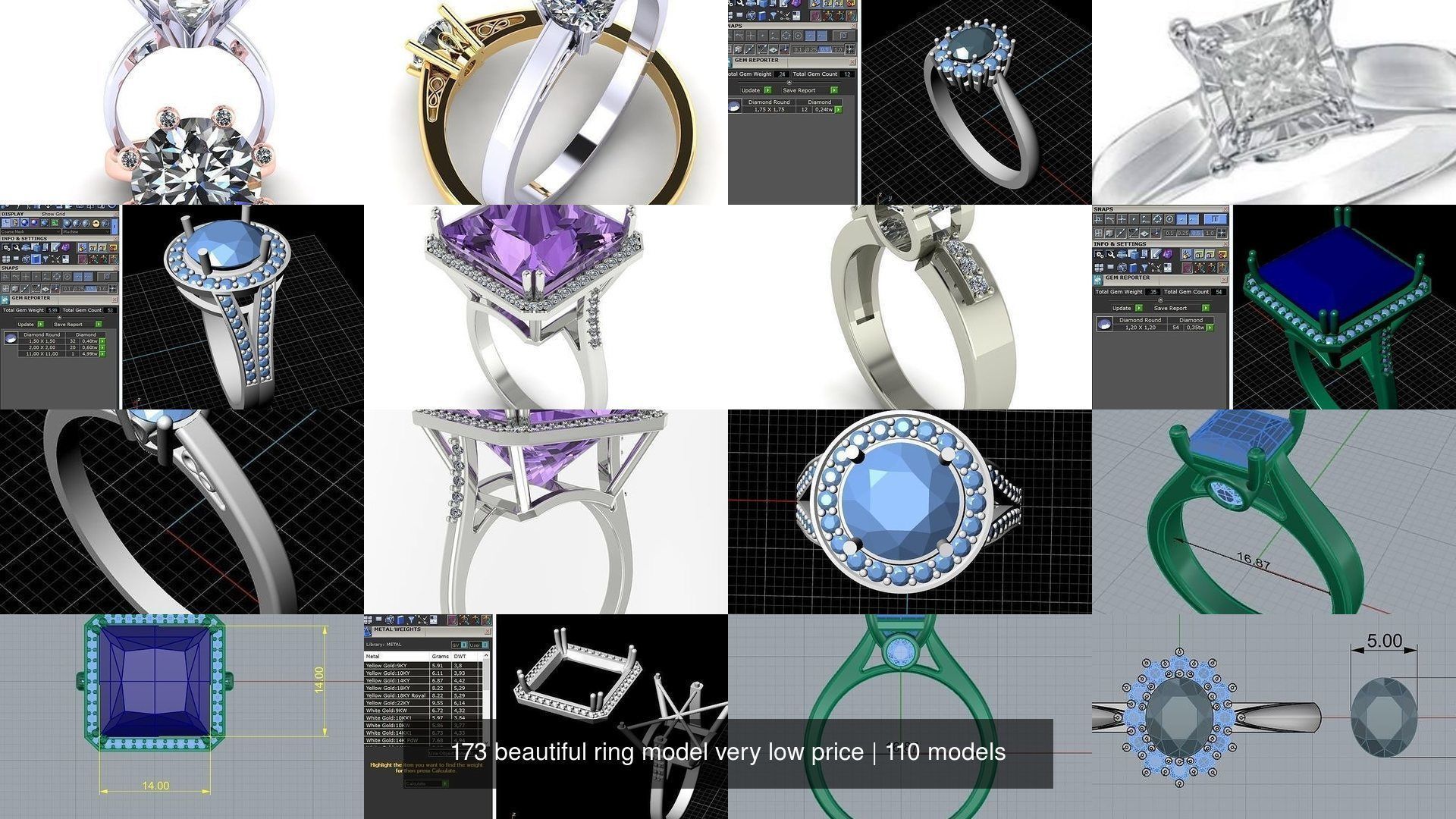 173 beautiful ring model very low price 3D Model Collection_496